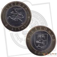(2012) Монета Литва 2012 год 2 лита "Бирстонас"    UNC