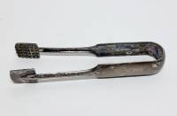 Щипцы для сахара, металл, серебрение, длина - 12 см., Варшава (сост. на фото)