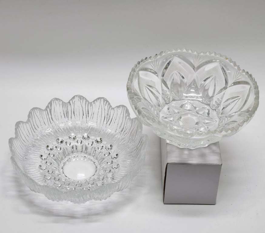 Салатники 2 штуки хрусталь СССР
