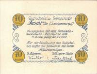 (№1920) Банкнота Австрия 1920 год "70 Heller"