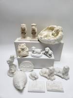 Фигурки статуэтки гипсовые заготовки формы 14 штук