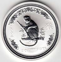 2004 Монета Австралия 50 центов Год Обезьяны  Серебро Ag 999  PROOF