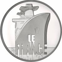 (№2012km2081) Монета Франция 2012 год 50 Euro (Великие Французские Корабли - Франция)