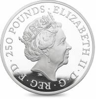 (№2017) Монета Великобритания 2017 год 250 Sterling (Британия)