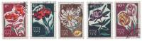 (1965-038-42) Серия Набор марок (5 шт) СССР    Цветы II Θ