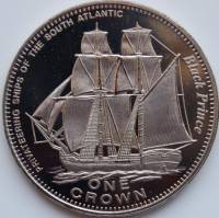 () Монета Тристан да Кунья 2006 год 1 крона ""   PROOF