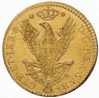 (№1797c86 (Карло Эмануэле И.)) Монета Италия 1797 год 1 Doppia (Карло Эмануэле И.)