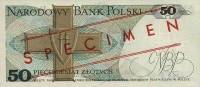 (1974) Банкнота Польша 1975 год 50 злотых "Кароль Сверчевский"   UNC