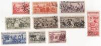 1933-13 17-23 25 26 Серия Набор марок 10 шт СССР  Народы II Θ
