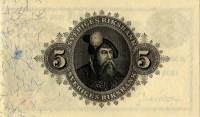 (,) Банкнота Швеция 1938 год 5 крон "Густав I Васа"   UNC