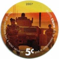 (№2007P-M411) Банкнота США 2007 год "5 Cents"
