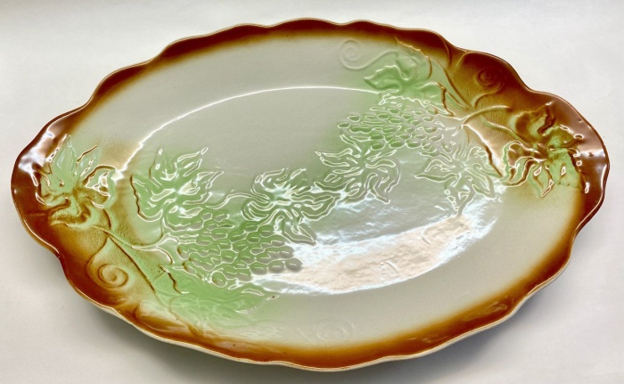 Блюдо овальное ЛенСтройФаянс виноград