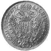 (№1735km1657) Монета Австрия 1735 год 3 Ducats (Торговля Чекана)