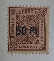 (--) Набор марок Вюртемберг "1 шт."  Негашеные  , III O