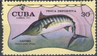 (1971-068) Марка Куба "Голубой марлин"    Спортивная рыбалка III Θ