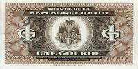  Банкнота Гаити 1987 год 1     UNC