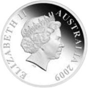 () Монета Австралия 2009 год 20 центов ""  Биметалл (Серебро - Ниобиум)  UNC