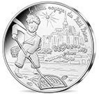 (2016) Монета Франция 2016 год 10 евро "Маленький Принц в Мон-Сен-Мишель"  Серебро Ag 333  Буклет