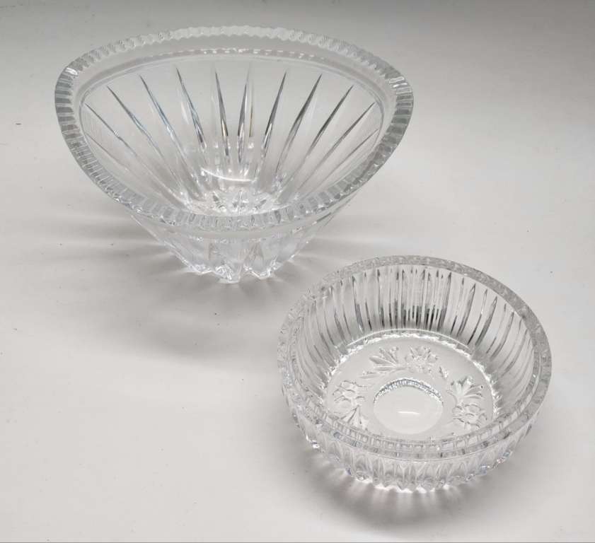 Салатник и конфетница хрусталь СССР