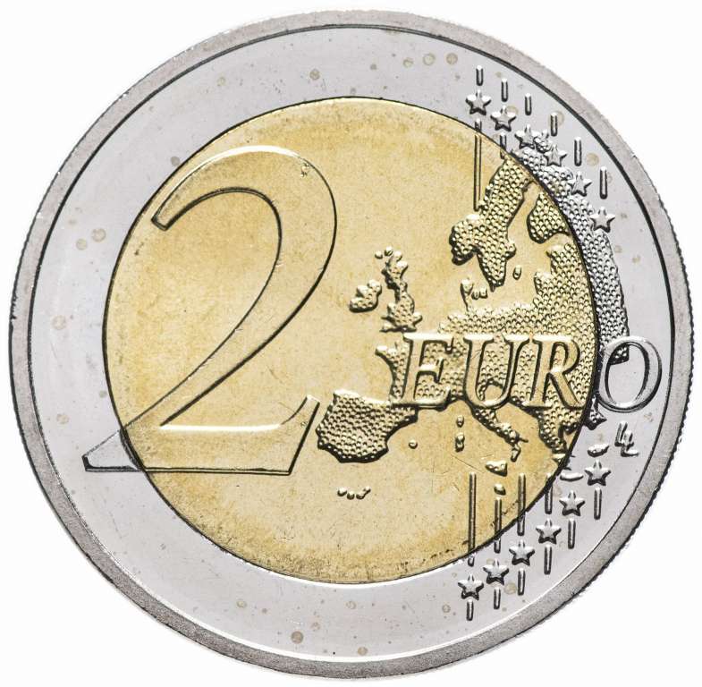 (012) Монета Германия (ФРГ) 2013 год 2 евро &quot;Баден-Вюртемберг&quot; Двор A Биметалл  UNC