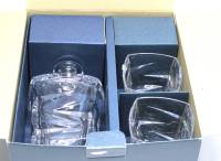 Набор для виски, хрусталь, Cristal Bohemia, 3 предм., Чешская Республика (новый)