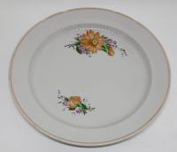 Блюдо фарфоровое, д-36 см., Фарфор. завод Пролетарий, СССР (см. фото)