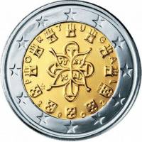 (2002) Монета Португалия 2002 год 2 евро   Биметалл  UNC