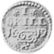 (№1619km65) Монета Дания 1619 год 1 Skilling