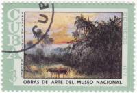 (1974-021) Марка Куба "Коровы пасутся"    Музей в Гаване III Θ