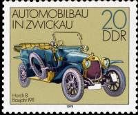 (1979-027) Марка Германия (ГДР) "Хорьх 8 (1911)"    Автомобильная промышленность III Θ