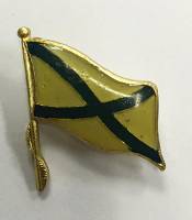 Значок Знак СССР "Андреевский флаг" На булавке 