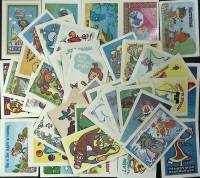 Набор календарей, 45 шт., "Мультфильмы" 80-е\90-е г.