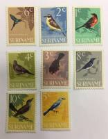 (--) Набор марок Суринам "8 шт."  Негашеные  , III O