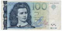 (,) Банкнота Эстония 2007 год 100 крон "Лидия Койдула"   VF