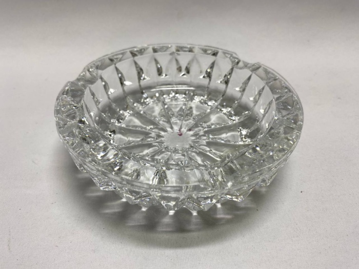 Пепельница хрусталь СССР (состояние на фото)