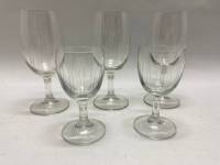 Набор бокалы и рюмки стекло СССР 5 шт