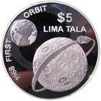 () Монета Токелау 1993 год 5  ""   Биметалл (Серебро - Ниобиум)  UNC