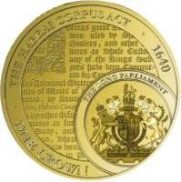 () Монета Тристан да Кунья 2015 год 1 крона ""   PROOF