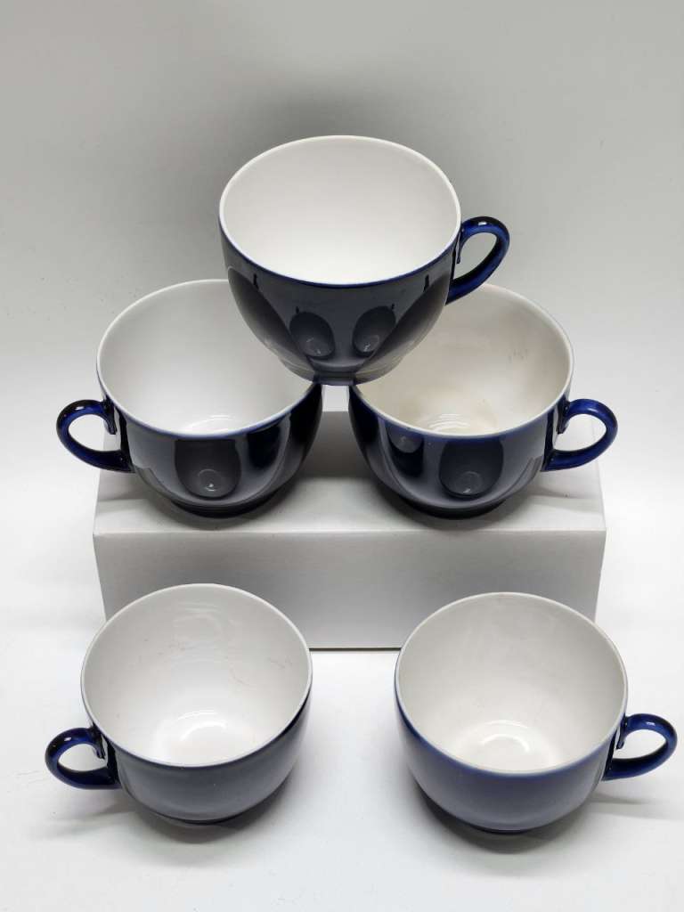 Чашки чайные кобальт 5 штук