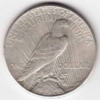 (1926) Монета США 1926 год 1 доллар   Мирный доллар Серебро Ag 900  XF