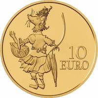 (№2016) Монета Люксембург 2016 год 10 Euro (Китти Мыши)