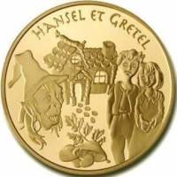 (№2003km1358) Монета Франция 2003 год 20 Euro (Сказка - Гензель и Гретель)