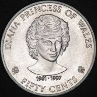 () Монета Острова Кука 1997 год 500  ""    AU