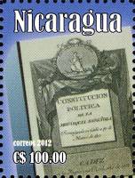 (№2012-4489) Марка Никарагуа 2012 год "Двухсотлетия Конституции Кадиса", Гашеная
