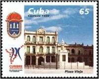 (№4247-4248) Набор марок Куба 1999 год (2 марки) "9-й встречи глав Ибероамериканских государств и пр