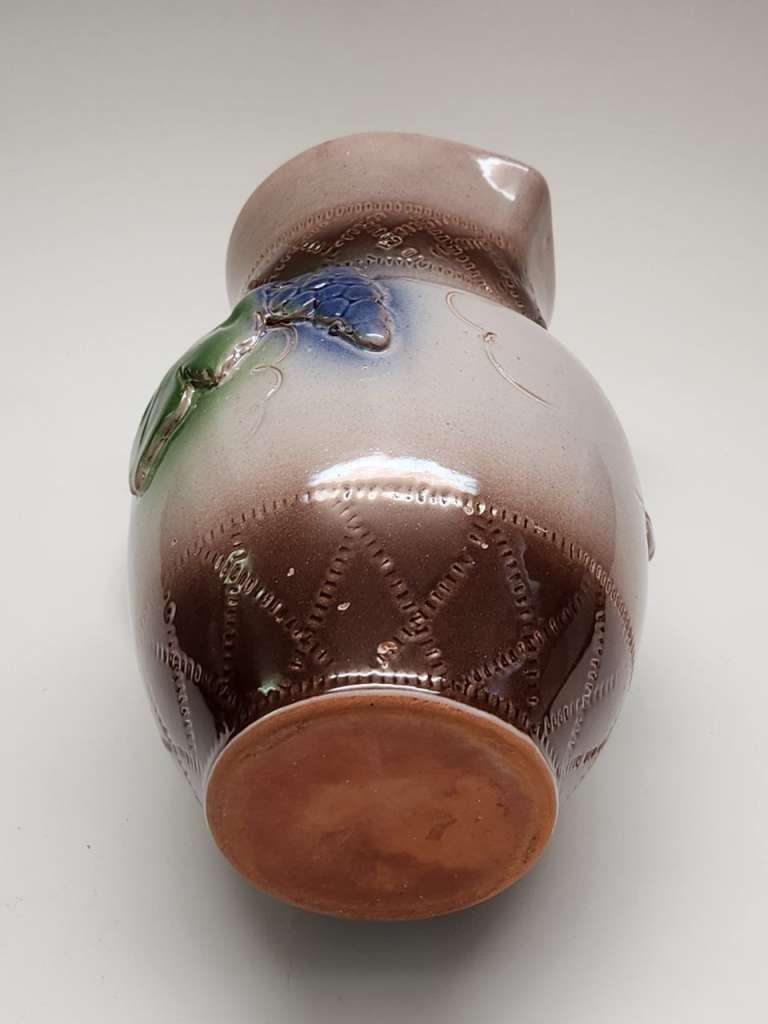 Кувшин обливная керамика Виноград высота 22 см