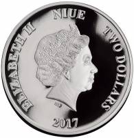 () Монета Остров Ниуэ 2017 год 1 доллар ""   AU