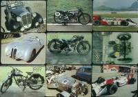 Набор календарей, 9 шт., " Гоночные автомобили" 1989 г.