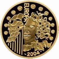 (№2004km1395) Монета Франция 2004 год 100 Euro (Расширение Европейского Союза )
