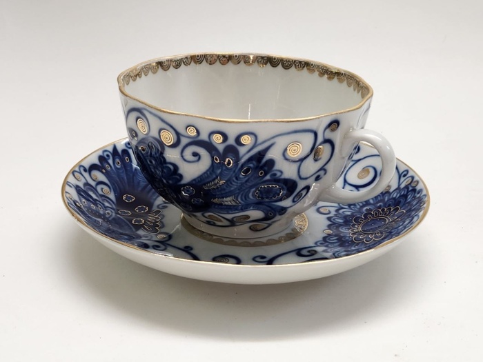 Чайная пара ЛФЗ Птица-царица